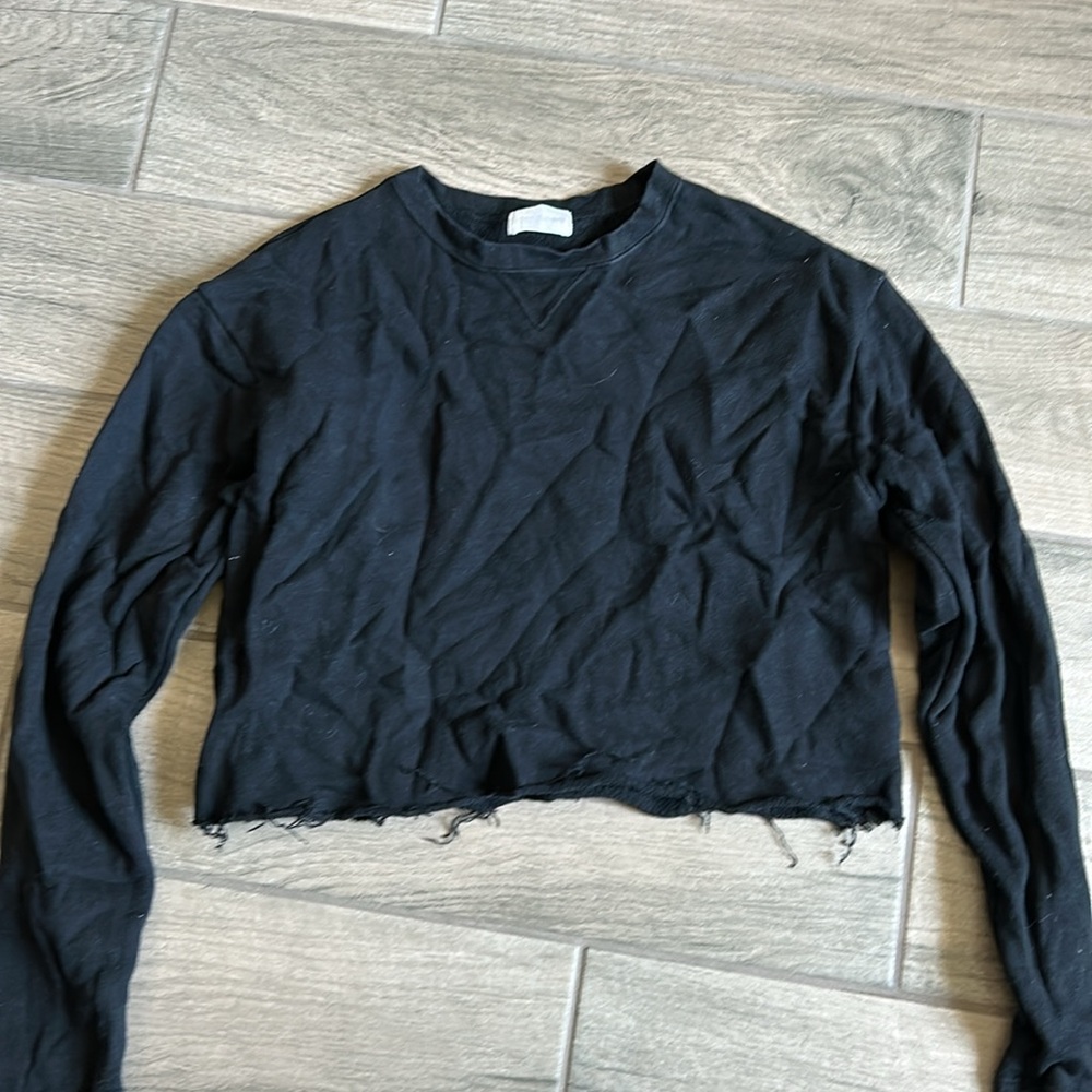 John Elliott Black Pullover Sweater View 2